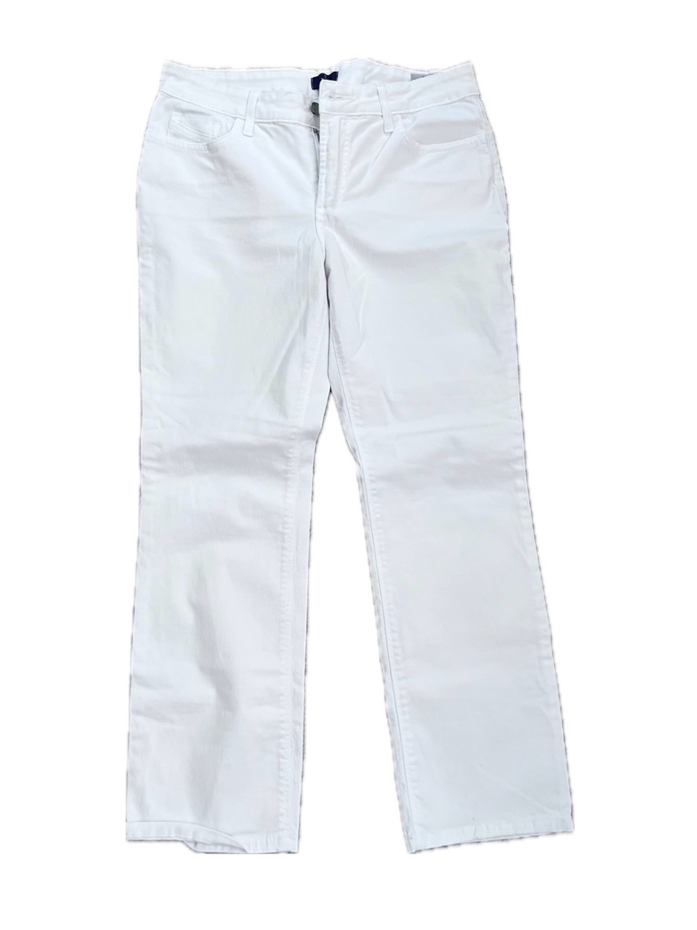 NYDJ White Straight Jeans